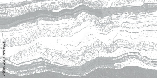 Grunge texture background with wavy layered lines and abstract design elements for creative projects and artistic use