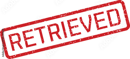 Red 'retrieved' stamp illustration