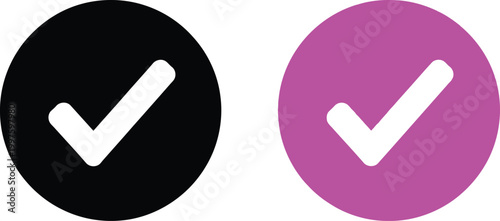 Check mark icons Vector