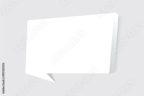 Speech bubble blank frame, text quote box, message