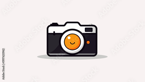 Camera with Smiling Lens.