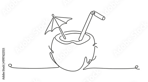 illustration summer icon vacation straw refreshment resource