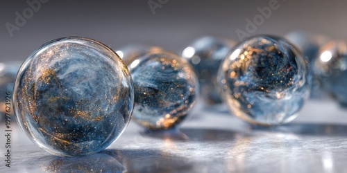 Futuristic Illustration of Multiverse and Parallel Realities Connected by Quantum Phenomena
