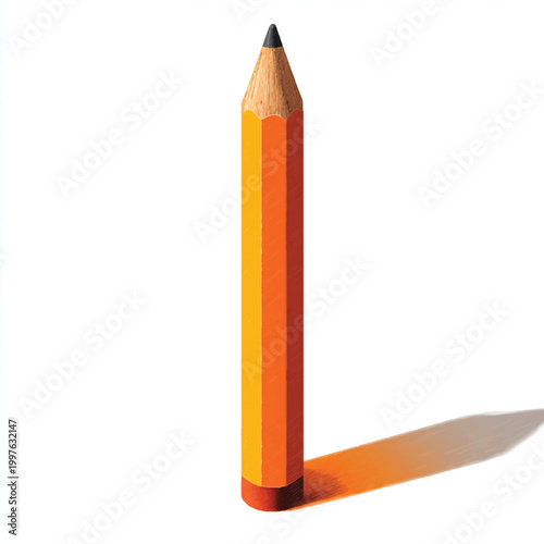 pencils isolated on white background