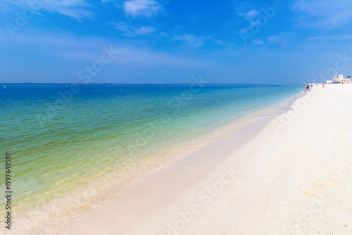 Bild auf Leinwand Persian Gulf shore in Ajman, UAE
