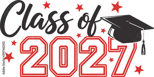 Class of 2027 senior graduation celebrate high school achievements with stylish graduation designs and memories