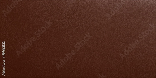 A dark brown vintage leather texture shows a rough natural pattern on a macro material surface for a grunge textile background design
