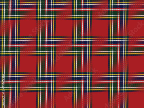 Obraz na płótnie Royal red tartan plaid seamless pattern, traditional checkered plaid repeating p