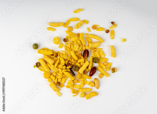 Foto Khatta meetha namkeen textured background