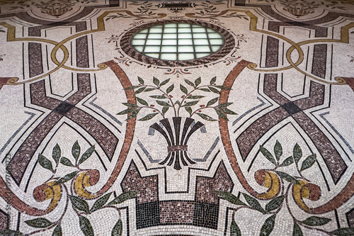 Mosaic Tile Floor Design