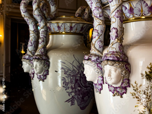 Handle Detail on ornate vase