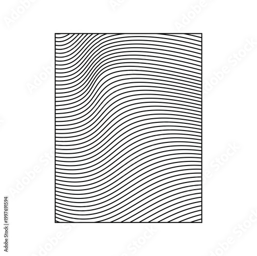 Abstract Wavy Lines Pattern Background.