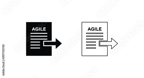 Mastering Agile Methodology: Boost Productivity & Efficiency Vector