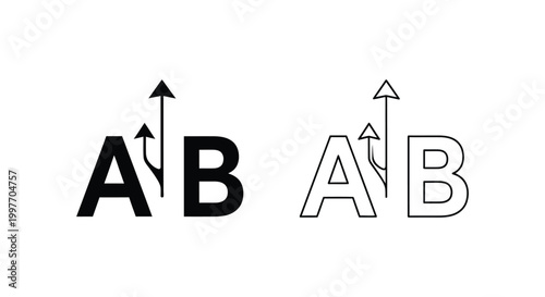 Modern Minimalist Arrow Logo Designs for Brand Identity Vector