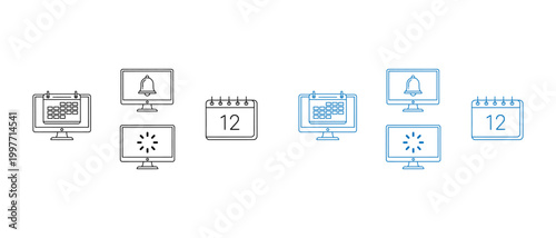 Technical drawings of electronic components and circuit board elements
