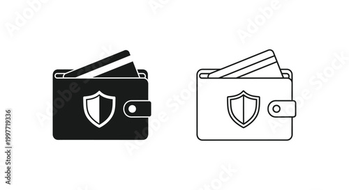 Secure Wallet Designs: Protect Your Money with Stylish Wallets Vector