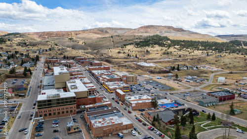 Fotografia Downtown cripple creek Colorado on a clear day