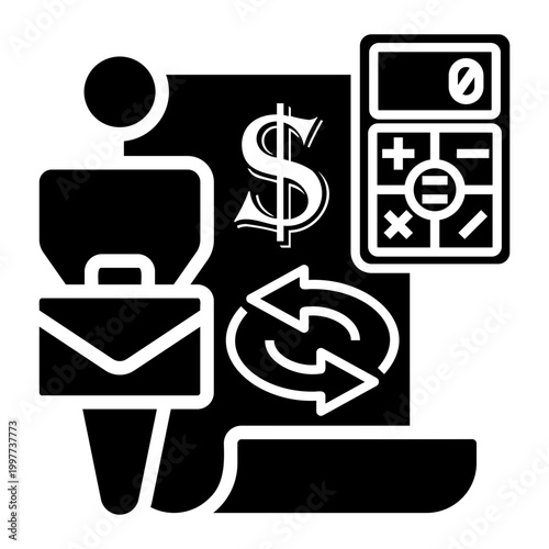 accountant Solid icon
