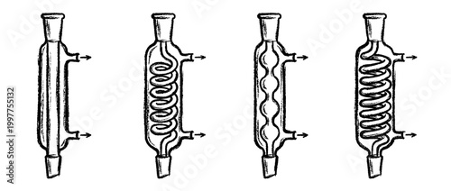 distillation condenser fo 2800732454 , chalk texture vector set