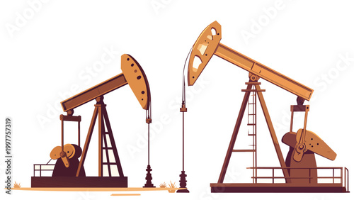 oil pump jack in oil industry