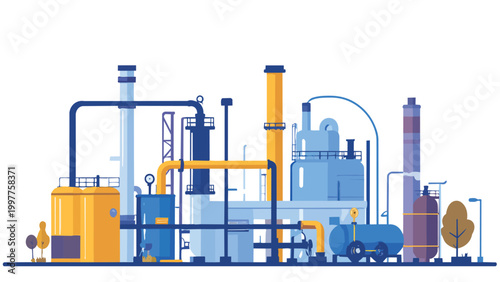 oilindustrial background with pipes