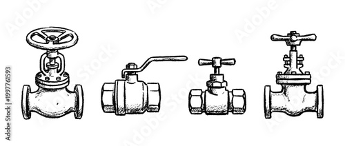 valve , chalk texture vector set