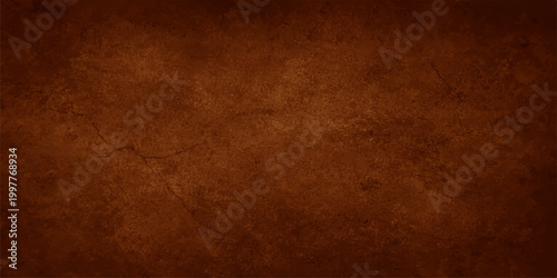 A worn vintage brown leather and aged parchment paper texture creates a grungy antique background with a blank retro surface and ancient pattern backdrop for a dirty weathered design