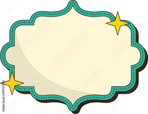 Decorative Vintage Label Frame