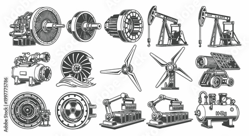 Sustainable Power Plant and Industrial Machinery