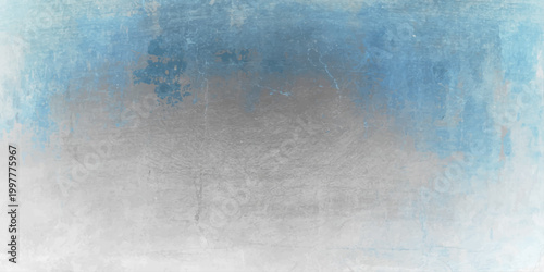 Vintage aged dark blue grunge wall texture background with a rough concrete paint surface and blank copy space for antique design art