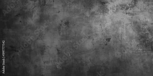 Aged dark grey grunge metal texture background with a rough vintage concrete surface and antique stone pattern for a textured black wallpaper design