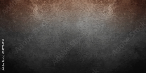 Aged dark brown and black leather texture with a grunge vintage pattern on a rough antique material surface for a blank backdrop design