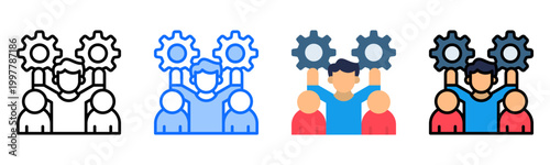 Leadership Icon Collection Set Multiple Style