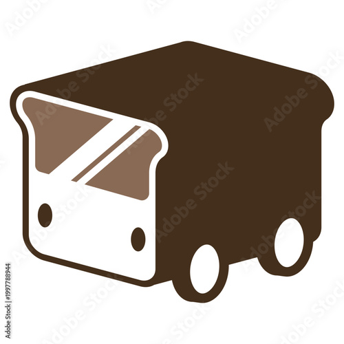 Food truck logo template