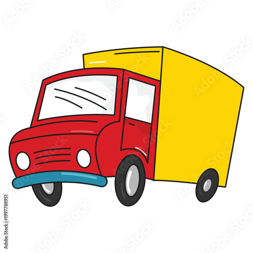 Food truck logo template