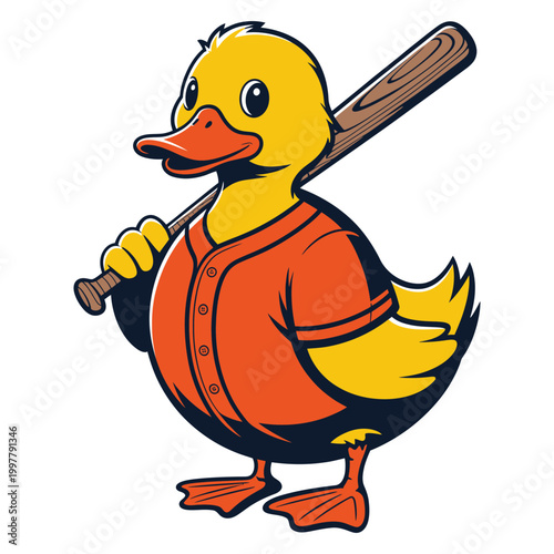 yellow river duck  baseball