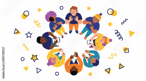 Diverse professional collective fostering inclusive communication and accessibility for corporate DEI and ESG initiatives