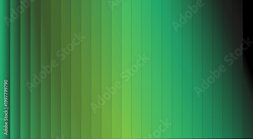 Abstract gradient of green and yellow vertical stripes with subtle shading