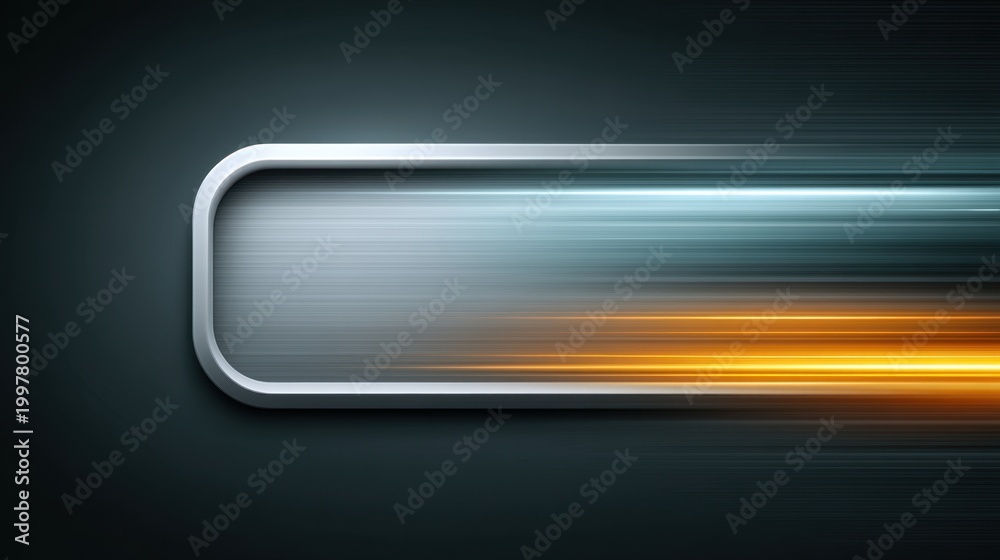 Fototapeta premium Sleek Modern Background with Motion Blur Effect and Metallic Frame for Digital Designs and Advertisements