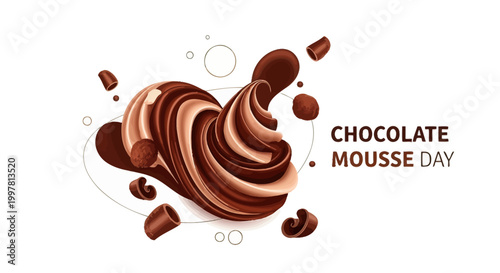 Chocolate Mousse Dessert Sweet Treat 1.