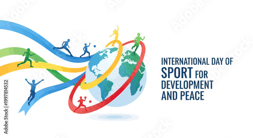 People Celebrating International Sports Day.