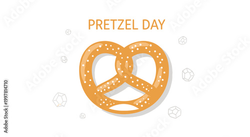 Pretzel Day Celebration Food Item.