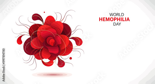 Red blood cells World Hemophilia Day.