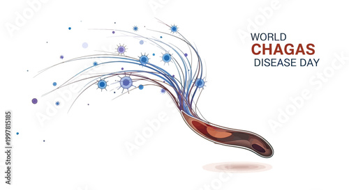 World Chagas Disease Day Illustration.