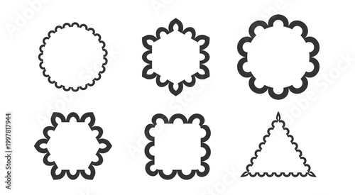 A Unique Vector Collection of Modern Geometric Designs and Ornate Frames