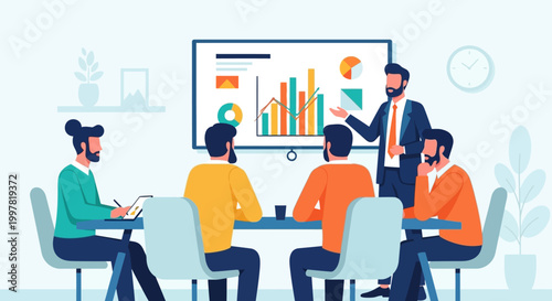 Business People in Meeting.