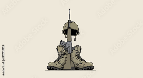 Military Combat Soldier Gear.