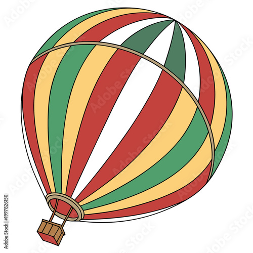 Colorful hand fan opening vector illustration, vibrant summer accessory flat design