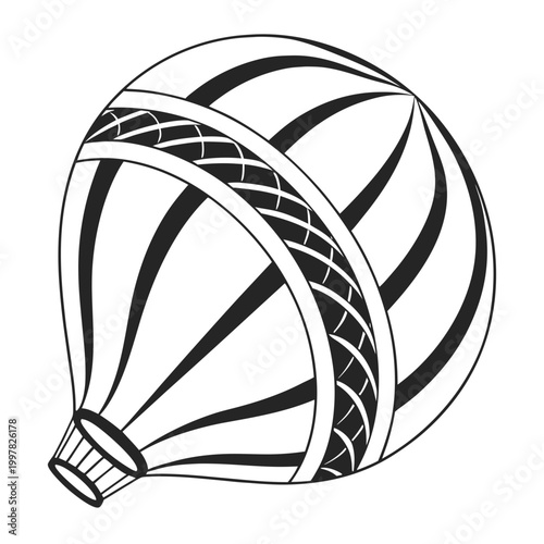 minimalist light bulb with intertwined lines energy concept vector illustration