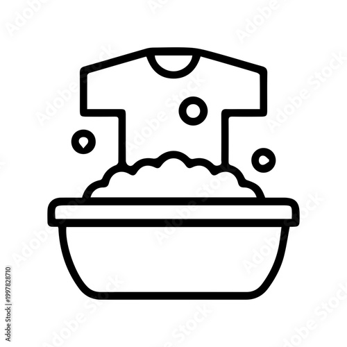 Laundry wash icon